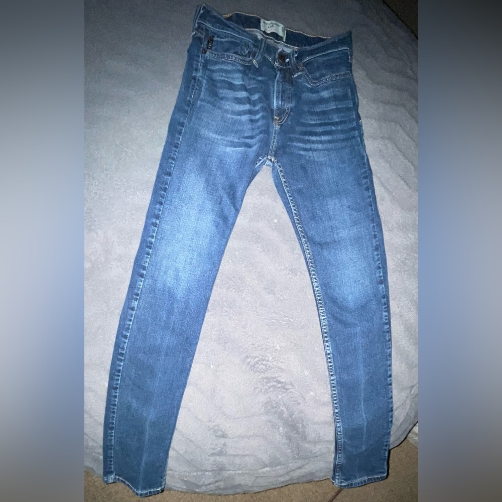 Abercrombie & Fitch Kids Medium Wash Super Skinny Jeans Size 15/16 Slim